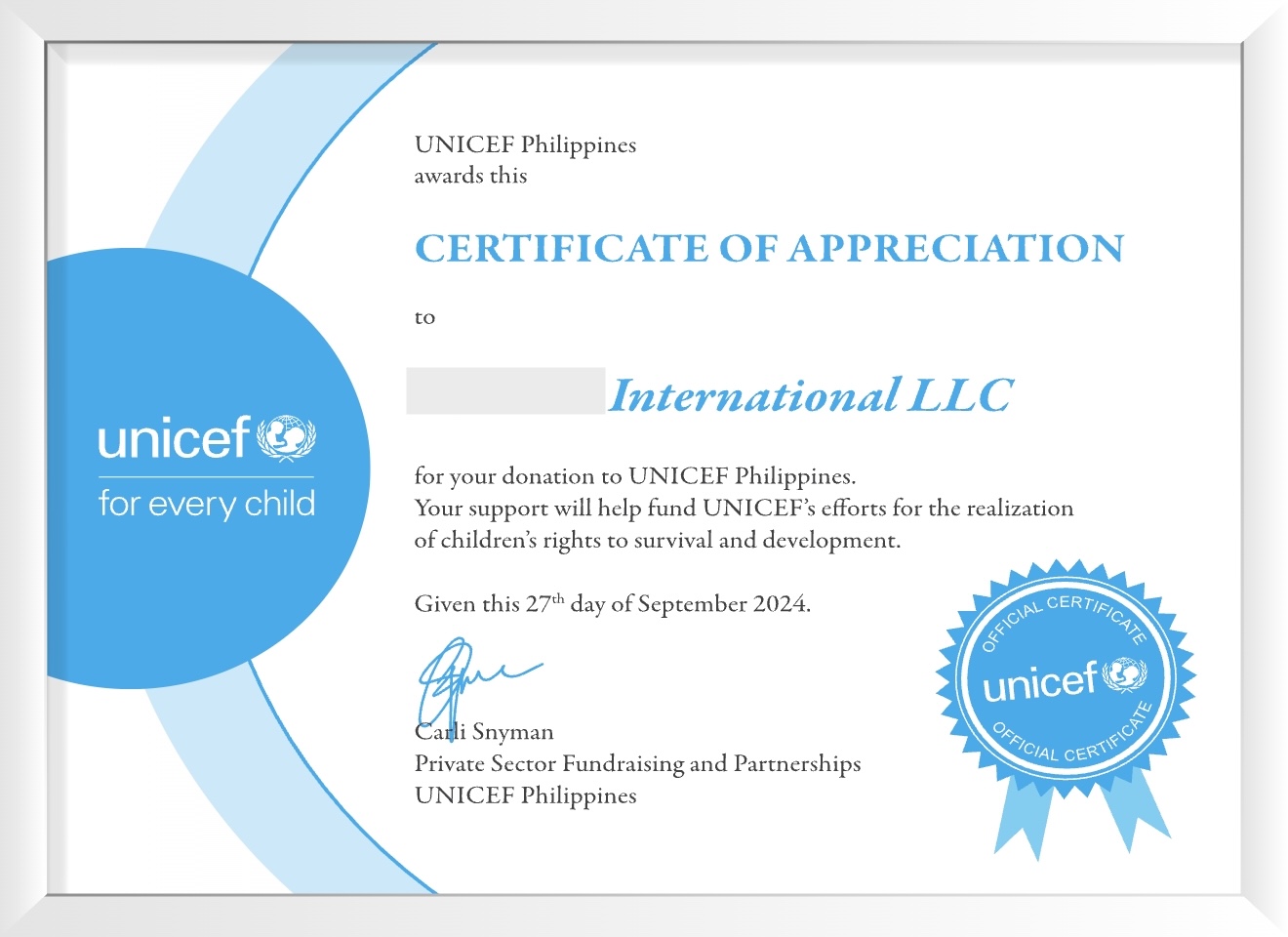 certificateOfAppreciation